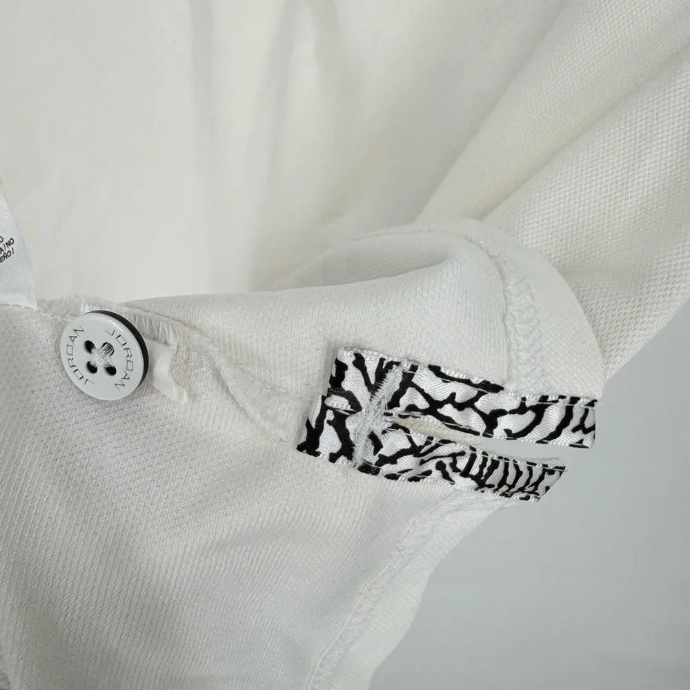 Jordan Sport Dri-Fit Polo White‎ Size Small